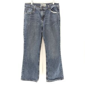 Signature Levi's Mid Rise Bootcut Jeans Medium Wash Size 12 Short 32x26